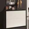 Wohnen Schuh Flurschrank mit zwei Schuhklappen - Ilusiana