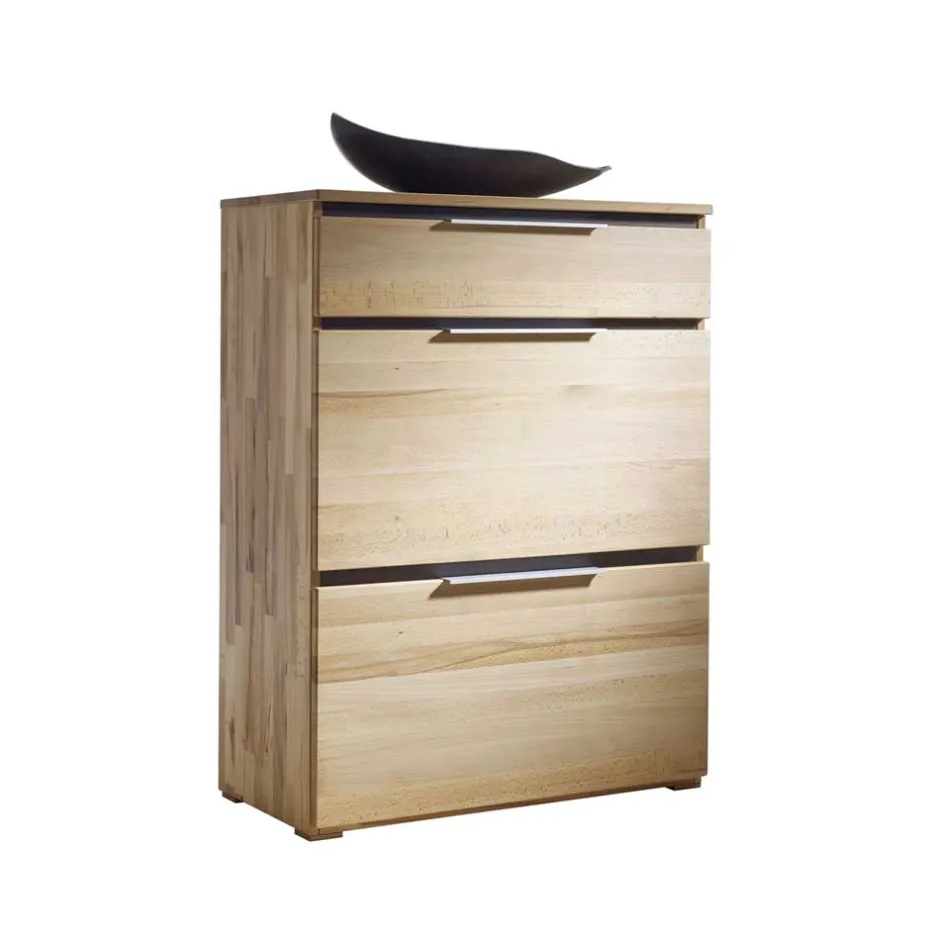 Schuh Klappenschrank Leyrina aus Kernbuche massiv geölt^Wohnen Outlet