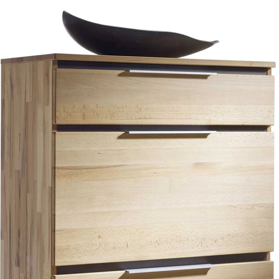 Schuh Klappenschrank Leyrina aus Kernbuche massiv geölt^Wohnen Outlet