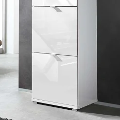 Wohnen Schuh Klappenschrank Roomy in Weiß