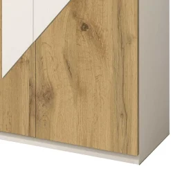 Schuh Schrank in Wildeiche Dekor & Weiß - Fun^Wohnen Outlet