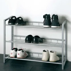 Wohnen Schuhaufbewahrung Xenia in Alufarben