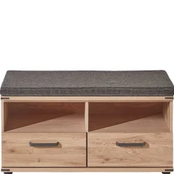 Schuhbank in Wildeiche & Graubraun - Konvava^Wohnen Clearance