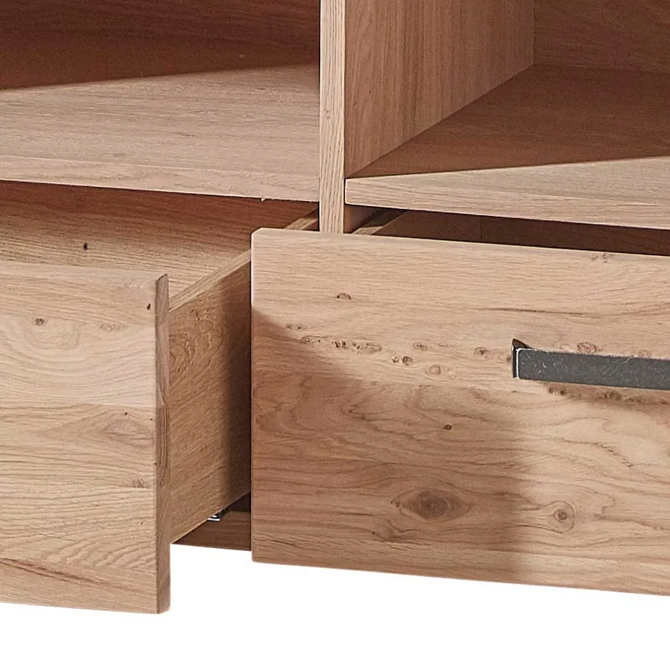 Schuhbank in Wildeiche & Graubraun - Konvava^Wohnen Clearance