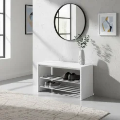 Schuhbank Jayro in Weiß^Wohnen Hot