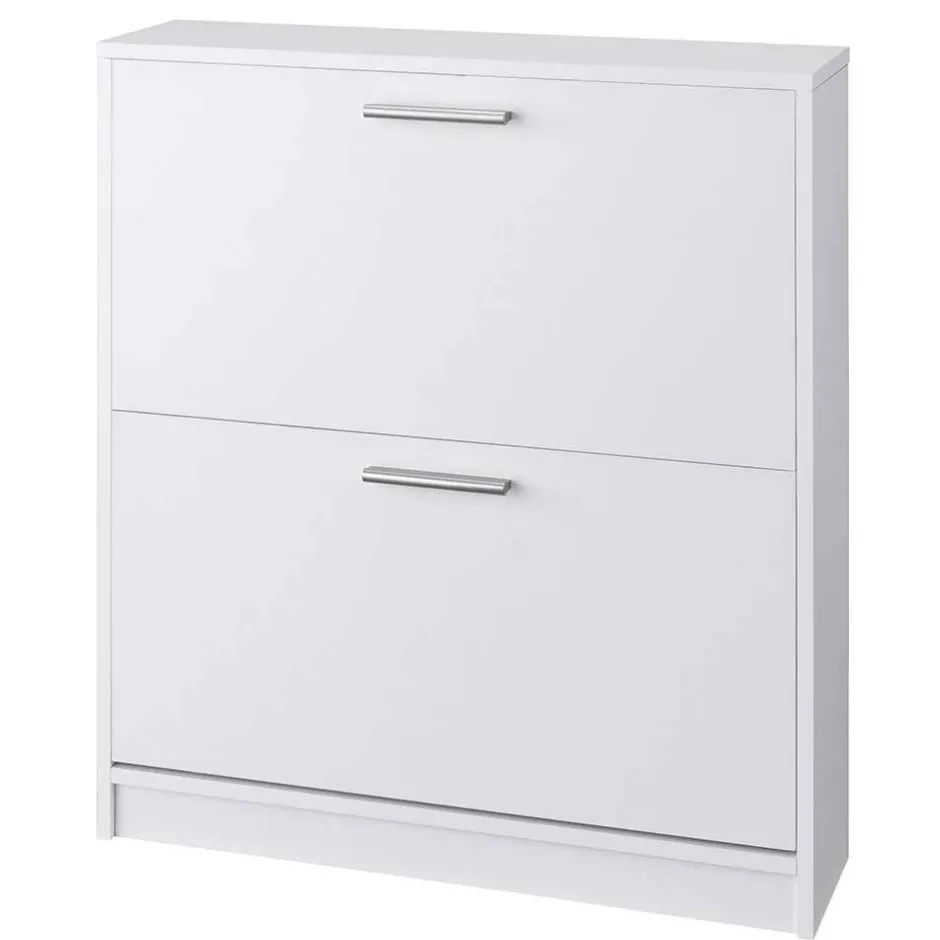 Wohnen Schuhkipper in Weiß mit zwei Klappen - Scott