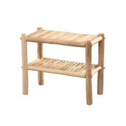 Schuhregal aus Eukalyptusholz - Drawa^Wohnen Discount