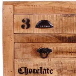 Schuhschrank aus Recyclingholz & Metall - Indri^Wohnen Outlet