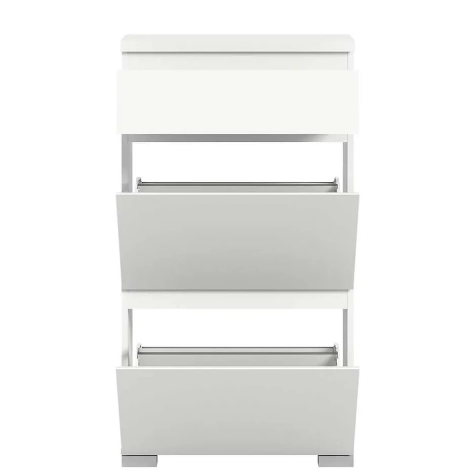 Schuhschrank mit Schublade und zwei Klappen - Dany^Wohnen Discount