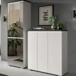 Schuhschrank mit vier Spiegeltüren - Suad^Wohnen Best