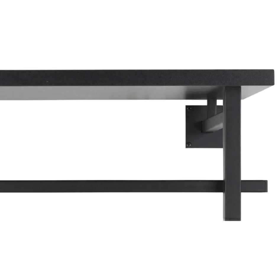 Schwarze Design Wandgarderobe modern - Unesc^Wohnen Online