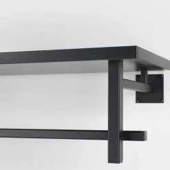 Schwarze Design Wandgarderobe modern - Unesc^Wohnen Online