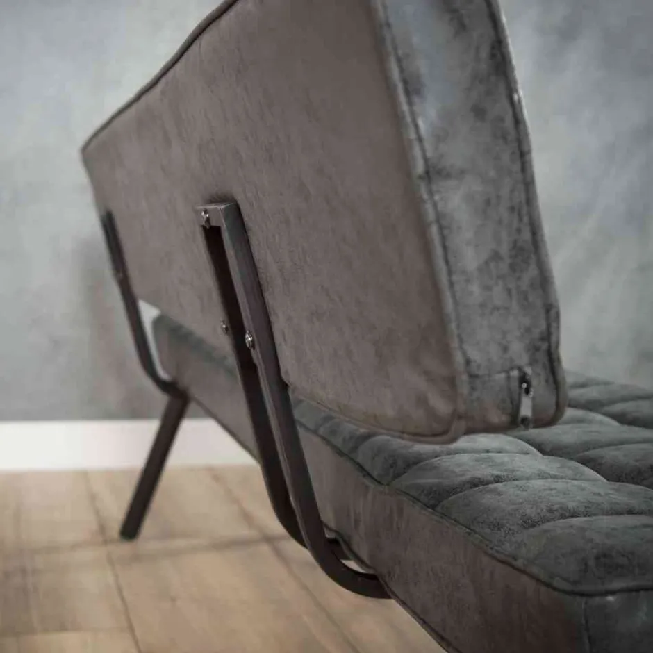 Schwarze Esszimmerbank mit Lehne - Jaitur^Wohnen Best