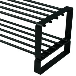 Wohnen Schwarze Garderobe & Schuhregal - Satroni II (zweiteilig)