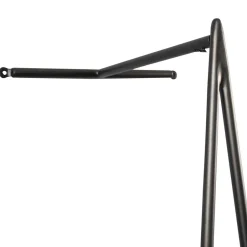 Schwarze Metallgarderobe in modernem Design - Estren^Wohnen Discount