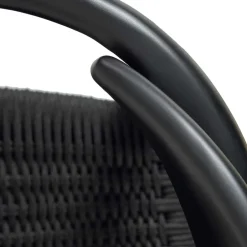 Schwarze Stühle aus Akazie & Kordel - Varioma (4er Set)^Wohnen Outlet