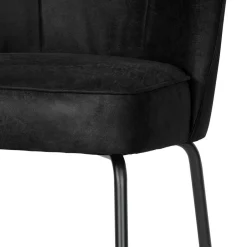 Schwarze Stühle aus Recyclingleder - Amaikan (2er Set)^Wohnen Sale