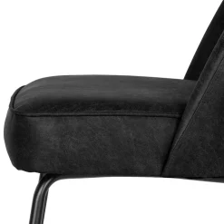 Schwarze Stühle aus Recyclingleder - Amaikan (2er Set)^Wohnen Sale