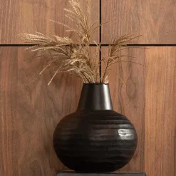 Schwarze Vasen aus Aluminium - Nesaris (2er Set)^Wohnen Online