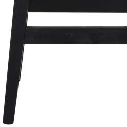 Schwarzer Barhocker in runder Form - Riostar (2er Set)^Wohnen Discount