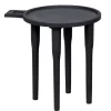 Wohnen Schwarzer Beistelltisch 43x41x35 cm - Natures