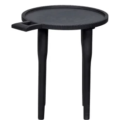 Wohnen Schwarzer Beistelltisch 43x41x35 cm - Natures