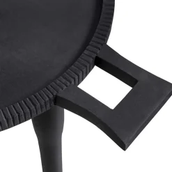 Wohnen Schwarzer Beistelltisch 43x41x35 cm - Natures