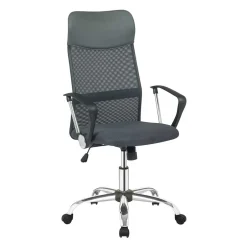 Wohnen Schwarzer Chefsessel im Material Mix - Rajaco