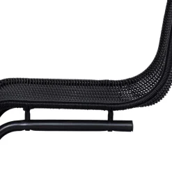 Wohnen Schwarzer Freischwinger aus Kunstrattan - Babette (2er Set)