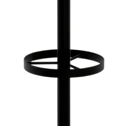 Schwarzer Garderobenstaender aus Stahl mit Aluminium - Leeward^Wohnen Best
