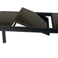 Schwarzer Gartentisch aus Aluminium & Glas - Chiano^Wohnen Hot