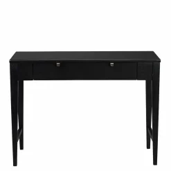 Wohnen Schwarzer Konsolentisch mit Schublade - Geskan