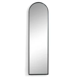 Schwarzer Metallspiegel oben gerundet - Dieus^Wohnen Clearance