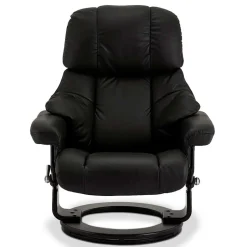 Schwarzer Relaxsessel mit Fußablage - Nautygo (zweiteilig)^Wohnen Sale