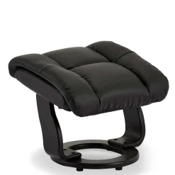 Schwarzer Relaxsessel mit Fußablage - Nautygo (zweiteilig)^Wohnen Sale