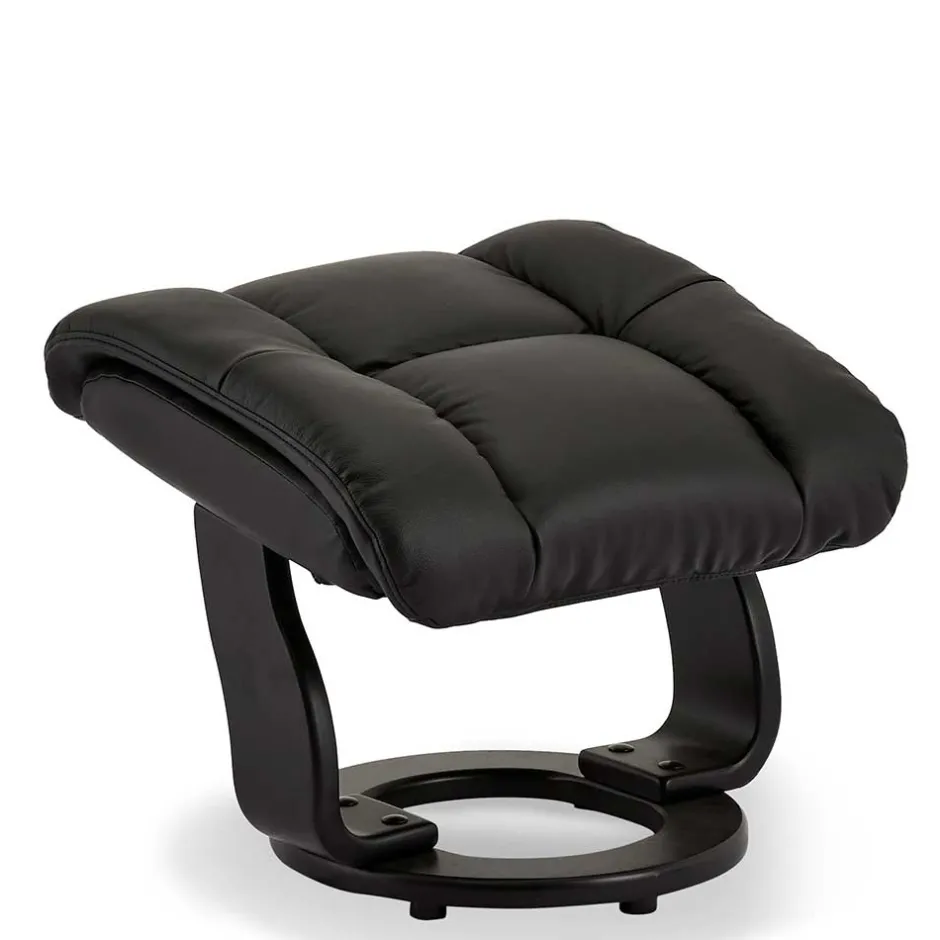 Schwarzer Relaxsessel mit Fußablage - Nautygo (zweiteilig)^Wohnen Sale