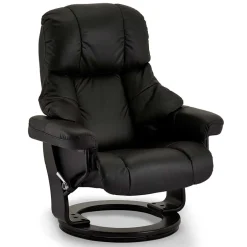 Schwarzer Relaxsessel mit Fußablage - Nautygo (zweiteilig)^Wohnen Sale