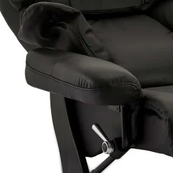 Schwarzer Relaxsessel mit Fußablage - Nautygo (zweiteilig)^Wohnen Sale