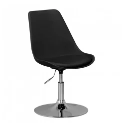 Wohnen Schwarzer Schalenstuhl drehbar & höhenverstellbar - Alberton