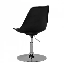 Wohnen Schwarzer Schalenstuhl drehbar & höhenverstellbar - Alberton