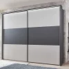 Wohnen Schwebetüren Kleiderschrank in Hellgrau & Dunkelgrau - Guadiana