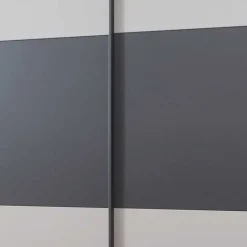 Wohnen Schwebetüren Kleiderschrank in Hellgrau & Dunkelgrau - Guadiana