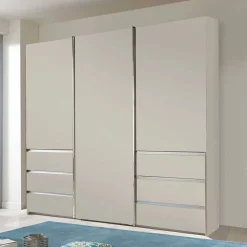 Wohnen Schwebetüren-Kleiderschrank in Champagner - 3-türig - Vilantinos