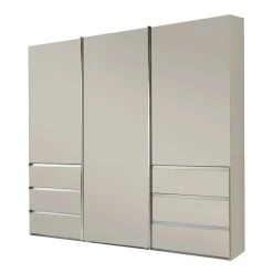 Wohnen Schwebetüren-Kleiderschrank in Champagner - 3-türig - Vilantinos