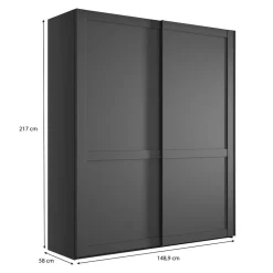 Wohnen Schwebetüren-Schlafzimmerschrank im Landhausstil - Mataram