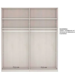 Wohnen Schwebetüren-Schlafzimmerschrank im Landhausstil - Mataram