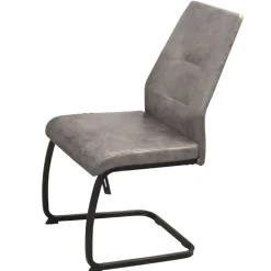 Wohnen Schwingstühle in Grau & Schwarz - Medeos (4er Set)