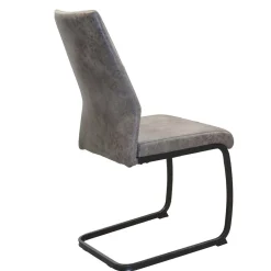 Wohnen Schwingstühle in Grau & Schwarz - Medeos (4er Set)