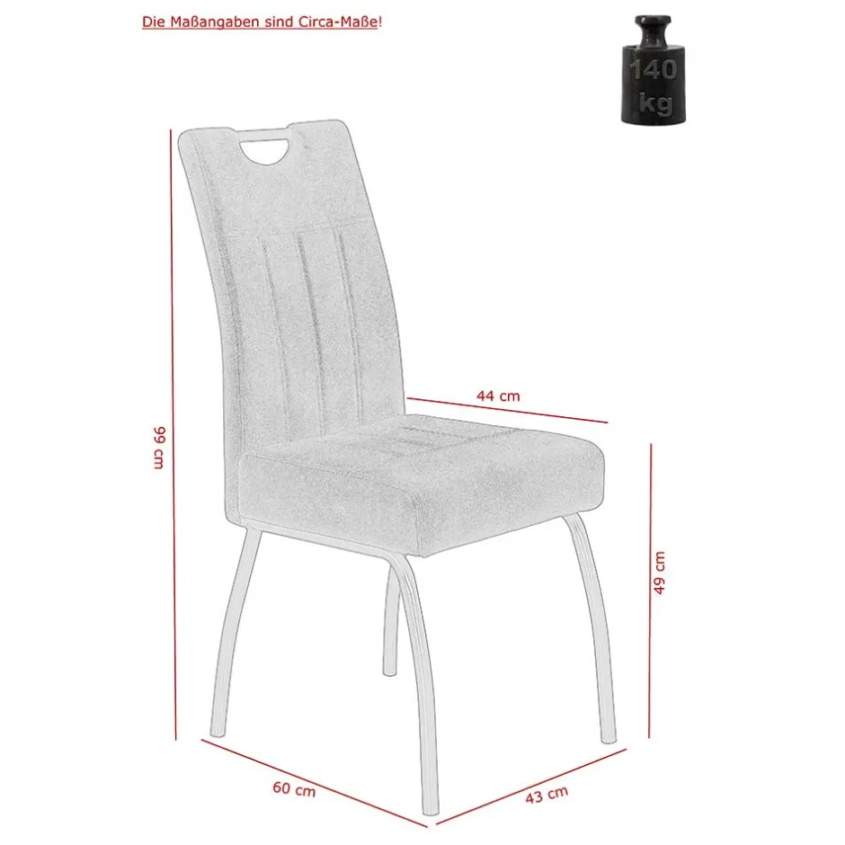 Wohnen Schwingstühle Set in Braun - Libasion (Set)