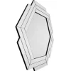 Wohnen Sechseckiger Design Spiegel für Wandmontage - Gionta